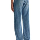 STRAIGHT JEANS WITH ADJUSTABLE WAISTBAND