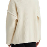 'OVERSIZED RIBBED KNIT PUL