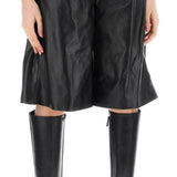 LEATHER BERMUDA SHORTS FOR