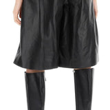 LEATHER BERMUDA SHORTS FOR