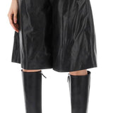 LEATHER BERMUDA SHORTS FOR