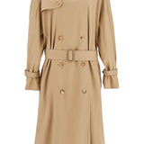 DOUBLE-BREASTED TRENCH COAT WITH