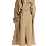 DOUBLE-BREASTED TRENCH COAT WITH