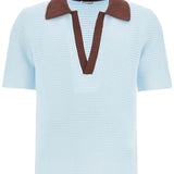 SHORT-SLEEVED POLO SHIRT IN PERFOR