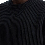 "OVERSIZED RIBBED WOOL PUL