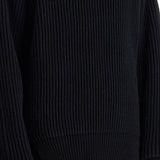 "OVERSIZED RIBBED WOOL PUL