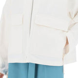 OVERSIZED BLOUSON JACKET IN CANVAS