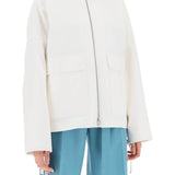 OVERSIZED BLOUSON JACKET IN CANVAS