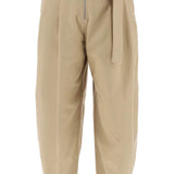 COTTON PANTS WITH REMOVABLE BELT