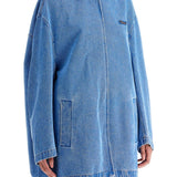 'OVERSIZED ORGANIC DENIM JACKET