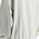 LIGHT GREY SOFT COTTON AND POLYESTER SWEATSHIRT