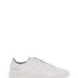 WHITE LEATHER SNEAKERS WITH MINIMALIST DESIGN