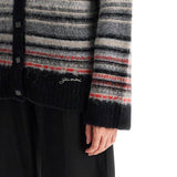 STRIPED BOXY CARDIGAN