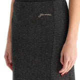 LONG LUREX KNIT SKIRT