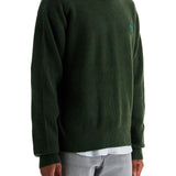 RANGER GREEN WOOL AND VISCOSE SWEATER WITH FOX PATCH