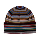 SIGNATURE STRIPE VIRGIN WOOL BEANIE HAT