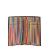 SIGNATURE STRIPE CARD HOLDER