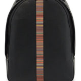 "SIGNATURE STRIPE LEATHER BACKPACK"