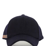 WOOLEN BASEBALL CAP MADE OF CLOTH