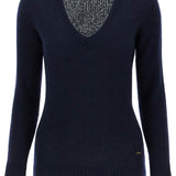 REGULAR FIT V-NECK PULLOVER SWEATER.