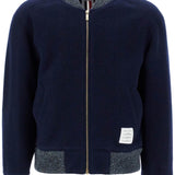 WOOLEN FLEECE BOMBER JACKET