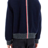 WOOLEN FLEECE BOMBER JACKET