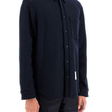 HERRINGBONE WOOL BLEND OVERSHIRT