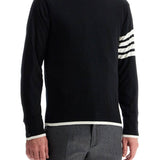 4-BAR WOOL JERSEY PULLOVER SWEATER