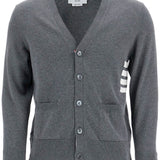 4-BAR COTTON CARDIGAN FOR