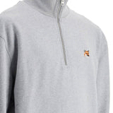 'HALF-ZIP SWEATSHIRT WITH FOX HEAD