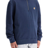 'HALF-ZIP SWEATSHIRT WITH FOX HEAD