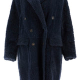 SHEARLING FROSTY EFFECT COAT