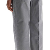 MEDIUM GREY COTTON CHINO UTILITY PANTS