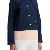 CROPPED DENIM JACKET FOR WOMEN