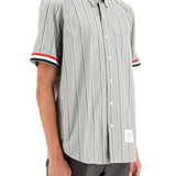 STRIPED SHORT-SLEEVED SHIRT