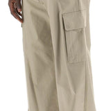 WIDE-LEGGED CARGO PANTS WITH AMPLE LEG