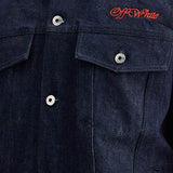 DENIM SHIRT JACKET WITH BUTTON CLOSURE