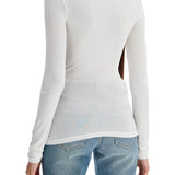 SECOND SKIN LONG SLEEVE TURTLENECK TOP