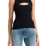 LAYERED SLEEVELESS TOP WITH