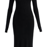 LIGHTWEIGHT KNIT MIDI DRESS