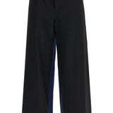 ELEGANT BLACK VIRGIN WOOL TROUSERS