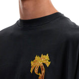 'BURNING PALM OVERSIZED T