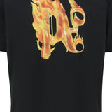 "BURNING MONOGRAM T