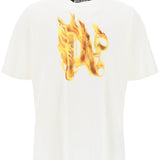 "BURNING MONOGRAM T