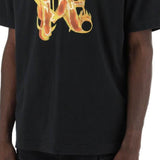 "BURNING MONOGRAM T