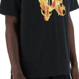 "BURNING MONOGRAM T