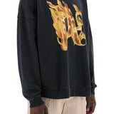 "BURNING MONOGRAM CREWNECK