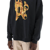 "BURNING MONOGRAM CREWNECK