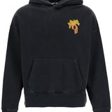 'BURNING PALM OVERSIZED HOODIE WITH HOOD'