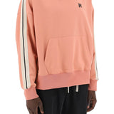 "TRACK SWEATSHIRT WITH CONTRASTING BANDS